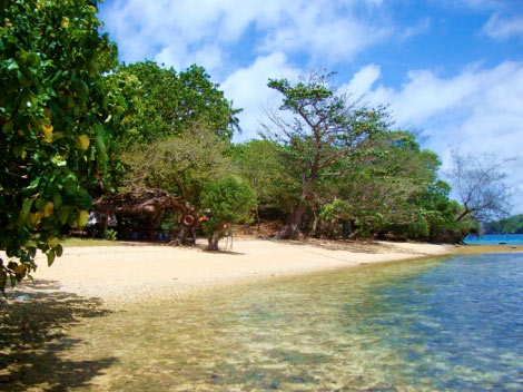 Mafana Island Beach camping