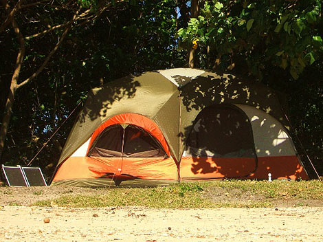 Mafana Island Beach camping